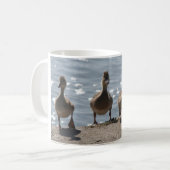 Entlein-Vogel-Baby-Enten-Tier-Tiere Kaffeetasse (Vorderseite Links)