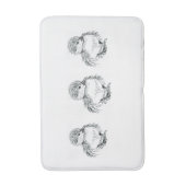 Entleinbadematten-Federillustration Badematte (Vorderseite Vertikal)