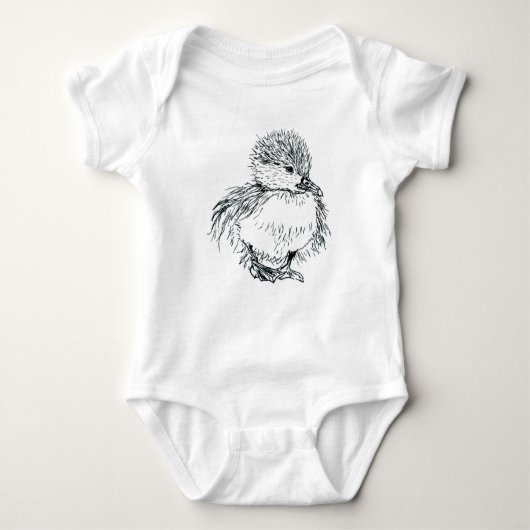 Entleinbodysuit Baby Strampler (Vorderseite)