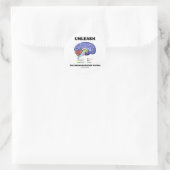 Entlüften Sie den Neurowissenschaftler innerhalb ( Runder Aufkleber (Tasche)