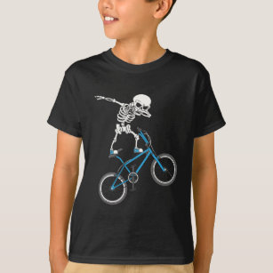Entlüften Skelett mtb Fahrrad BMX Spaß T-Shirt
