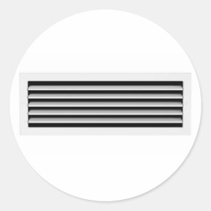 Entlüftung Runder Aufkleber