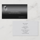 Entlüftungs-Schläuche mit Metallisch-Blick Visitenkarte (Vorne/Hinten)