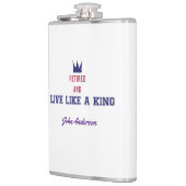 Entmüde und lebe wie ein König Flachmann (Links)