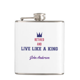 Entmüde und lebe wie ein König Flachmann