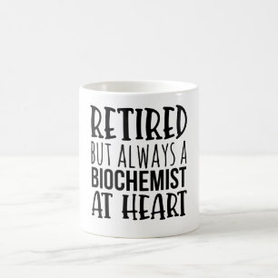 Entmüdet, aber immer ein Biochemiker im Herzen Kaffeetasse