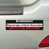 entmutigen Sie, Evolution: , Verbotkritiker… - Autoaufkleber (Auf Auto)