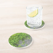 Entodon-Verführung auf grauem Stein Getränkeuntersetzer (Seite)