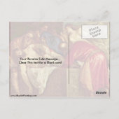 Entombation durch Tizian Postkarte (Rückseite)
