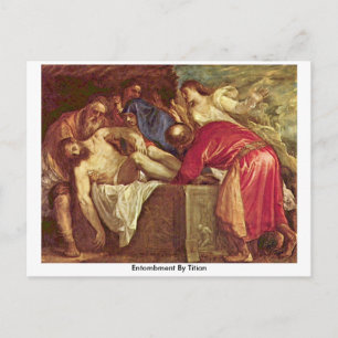 Entombation durch Tizian Postkarte