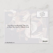 Entombation von Michelangelo Merisi Da Caravaggio Postkarte (Rückseite)