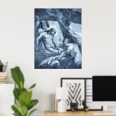 Entombment des Jesus-Drucks Poster (Heimbüro)