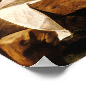 Entombment of Christ - Caravaggio Poster (Ecke)