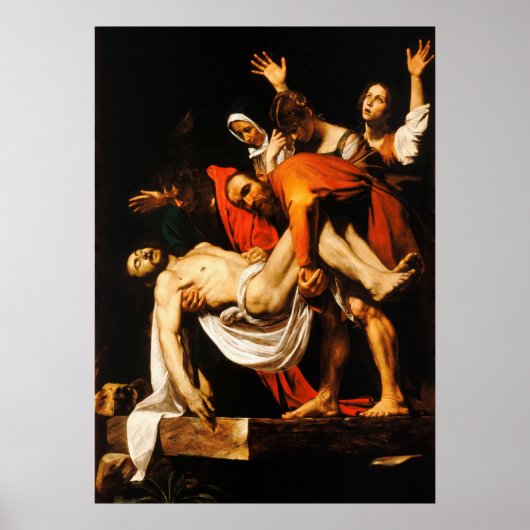 Entombment of Christ - Caravaggio Poster (Vorne)
