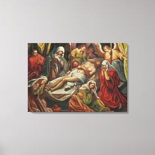 Entombment von Christus, Villabranca Leinwanddruck