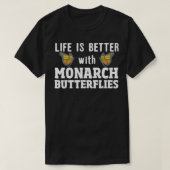 Entomologe Joke Butterflies Insekt Monarch Butte T-Shirt (Design vorne)