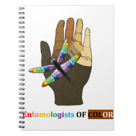 Entomologen des Farbzeichens Notizblock