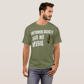 Entomologen fürchten sich vor lautem Funny Beetle  T-Shirt (Vorne ganz)