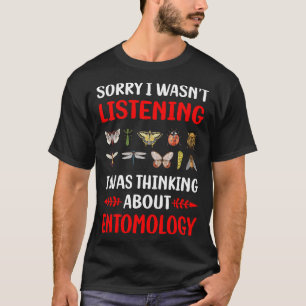 Entomologie Entomologe Insekteninsekten Bug Bugs T-Shirt