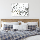 Entomologie Leinwanddruck (Insitu (Schlafzimmer))