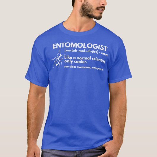 Entomologin Definition Funny Entomology Science T-Shirt (Vorderseite)