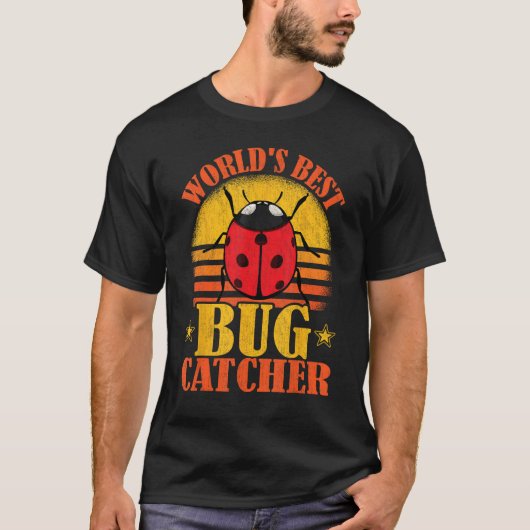 Entomologist World s Best Bug Catcher  Ladybug Col T-Shirt (Vorderseite)