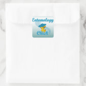 Entomology Chick #3 Quadratischer Aufkleber (Tasche)