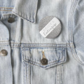 Entourage-Brautjungfernknopf der silbernen Button (Beispiel)