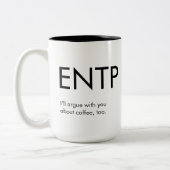 ENTP Argue coffee Tasse Gift (Links)
