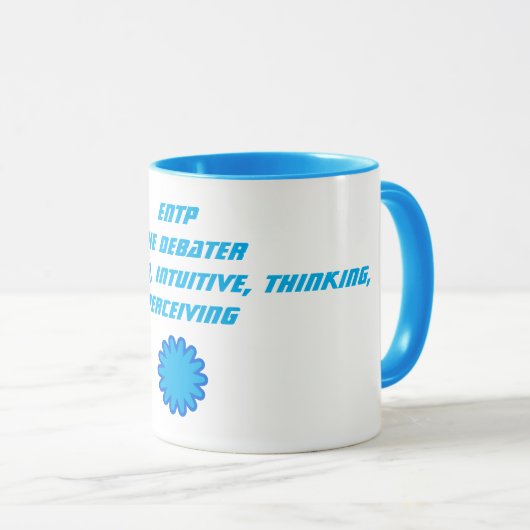 ENTP-Debattierer Tasse (VorderseiteRechts)