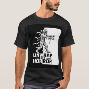 Entpacke das Horror-Mumien-Halloween-T-Shirt T-Shirt