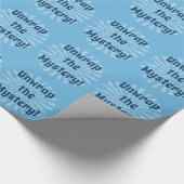 Entpacken Sie das geheimnisvolle Buchmotto-Design Geschenkpapier (Ecke)