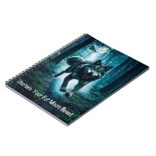 Entpacken Sie Ihr Vollmond-Bestie-Notebook Notizblock (Linke Seite)