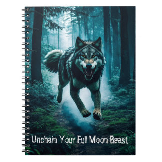 Entpacken Sie Ihr Vollmond-Bestie-Notebook Notizblock