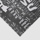 Entpacken von Textseiten oder Gewebepapier Seidenpapier (Detail)