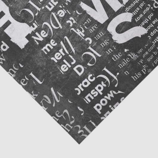 Entpacken von Textseiten oder Gewebepapier Seidenpapier (Detail)