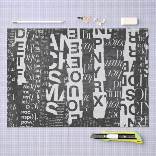 Entpacken von Textseiten oder Gewebepapier Seidenpapier (Handwerk)