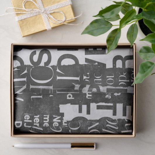 Entpacken von Textseiten oder Gewebepapier Seidenpapier (Geschenk)