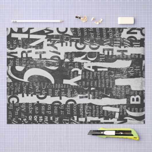 Entpacken von Textseiten oder Gewebepapier Seidenpapier (Handwerk)