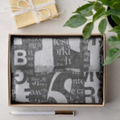 Entpacken von Textseiten oder Gewebepapier Seidenpapier (Geschenk)