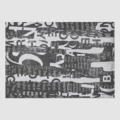 Entpacken von Textseiten oder Gewebepapier Seidenpapier (Vorderseite)