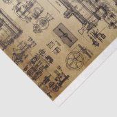 Entpackpapier für Dampfmechaniken Seidenpapier (Ausschnitt)