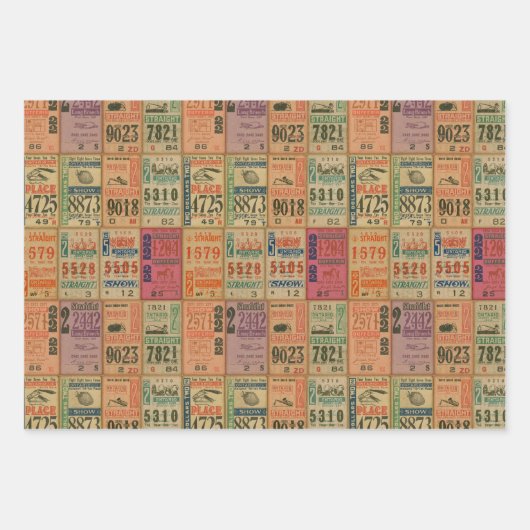 Entpackpapier für Pferde oder Sammelpapier Geschenkpapier Set (Vorderseite 3)