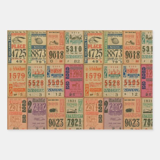 Entpackpapier für Pferde oder Sammelpapier Geschenkpapier Set (Vorderseite 2)