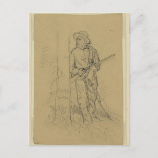 Entpackte Kavallerie Postkarte
