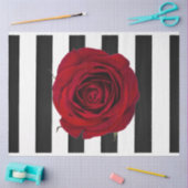 Entpackte Tissue Paper der 3D-Rote Rose Seidenpapier (Basteln)