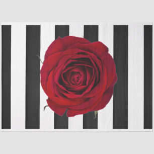 Entpackte Tissue Paper der 3D-Rote Rose Seidenpapier