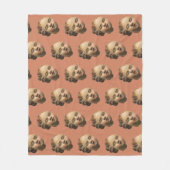 Entpackter Cherub Fleecedecke (Vorderseite)