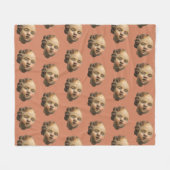 Entpackter Cherub Fleecedecke (Vorderseite (Horizontal))