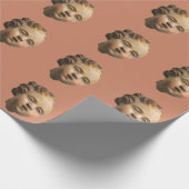 Entpackter Cherub Geschenkpapier (Ecke)